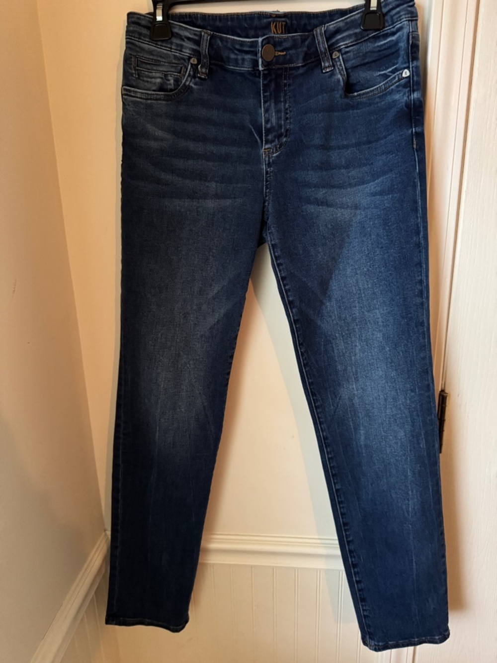 Kut from the Kloth Women's Dark Wash Boyfriend Jeans Size 8